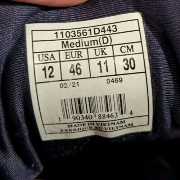 Brooks Men's Athletic Shoes - Navy and Neon Yellow - Picture 8 of 8